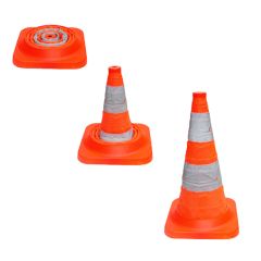 Cone pliable classe 2 - lumineux - 50cm