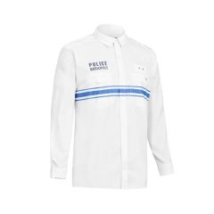 Chemise blanche Police Municipale manches longues