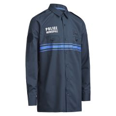 Chemise bleu Police Municipale manches longues