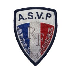 Ecusson A.S.V.P brodé sur velcro