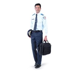 CHEMISE BLANCHE ADM HOMME MANCHES LONGUES