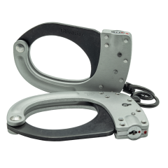 menottes Rivolier double securite standard serie s (2 cles plates / 1 ronde)