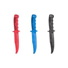 Couteau d'entraînement en polymère flexible Bleu