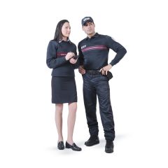 Pull col rond A.S.V.P. maille administrative lourde