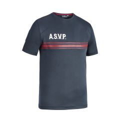 Tshirt A.S.V.P Bordeaux manches courtes - Dry-tec -Taille 3XL + velcro bras d et g