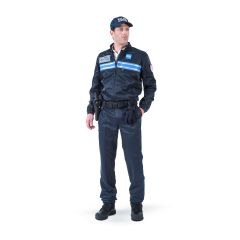 Pantalon ample satiné Police Municipale