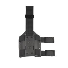 Plaque de cuisse seule Safariland - Double strap - Noir