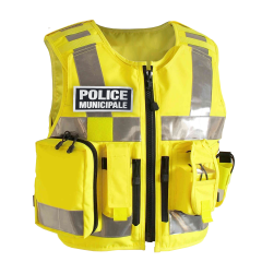 GILET MULTIPOCHES SAFARILAND - HAUTE VISIBILITÉ
