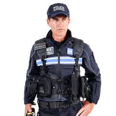 CHEST RIG - Harnais de poitrine Police Municipale - Noir